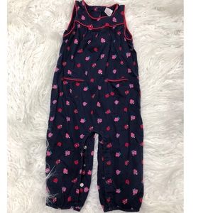 Baby Girl Apple and Flowers Romper from Gymboree